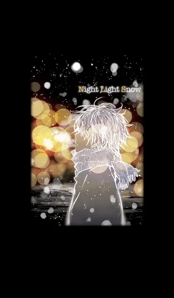 [LINE着せ替え] Night Light Snowの画像1