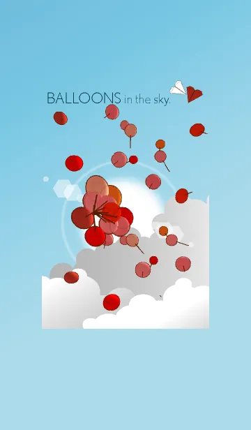 [LINE着せ替え] BALLOONS in the skyの画像1