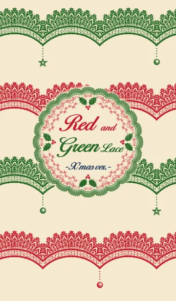 Red ＆ Green Lace -X'mas ver.-の着せ替えメイン画像