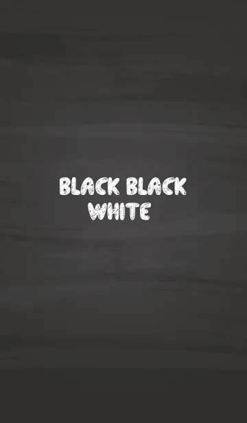 [LINE着せ替え] BLACK BLACK WHITEの画像1