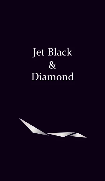 [LINE着せ替え] Jet Black ＆ Diamondの画像1