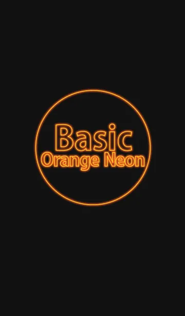 [LINE着せ替え] Basic Orange Neonの画像1