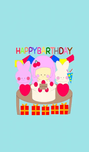 お誕生日の着せ替えメイン画像