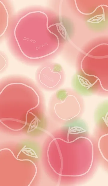 [LINE着せ替え] powapowa appleの画像1