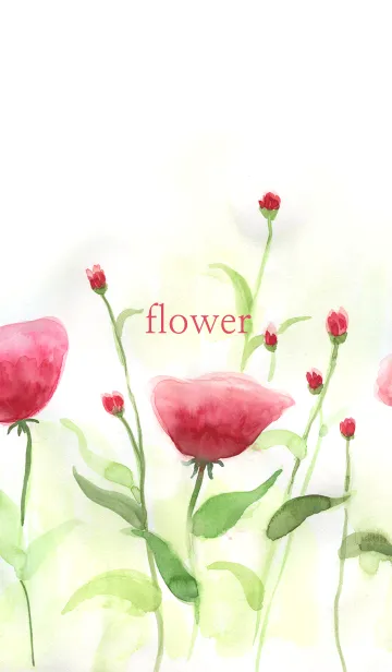 water color_flower_02の着せ替えメイン画像