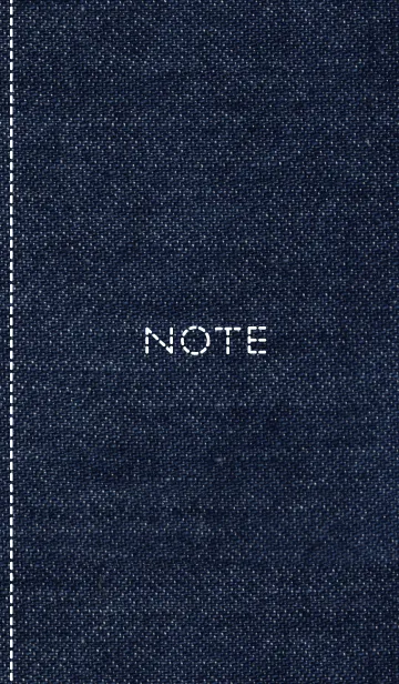 The simple dark blue note themeの着せ替えメイン画像