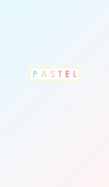 [LINE着せ替え] Pastel on Whiteの画像1