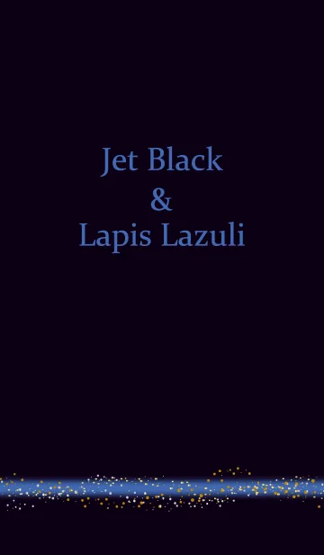 Jet Black ＆ Lapis Lazuliの着せ替えメイン画像