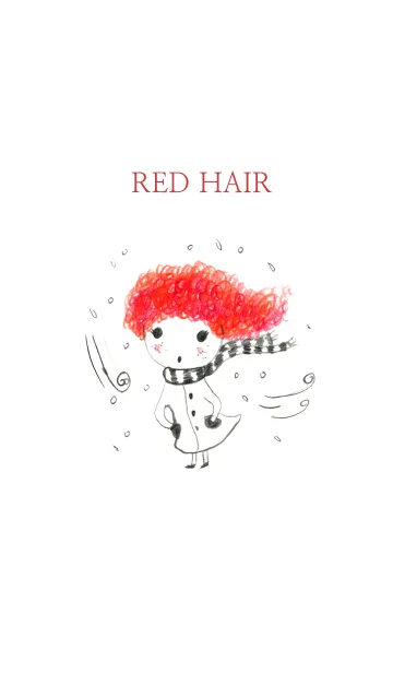 [LINE着せ替え] red hairの画像1