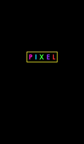 [LINE着せ替え] Pixel in Blackの画像1