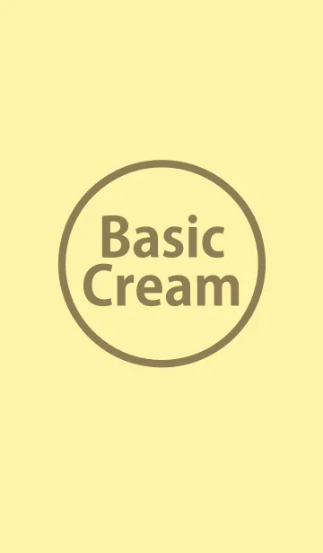 Basic Creamの着せ替えメイン画像