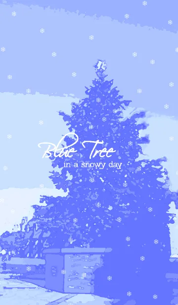 [LINE着せ替え] Blue Treeの画像1