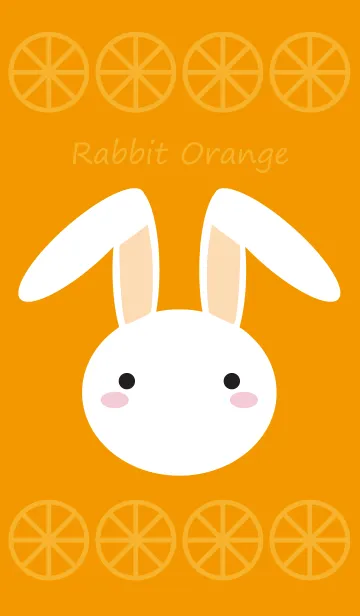 [LINE着せ替え] Rabbit Orangeの画像1