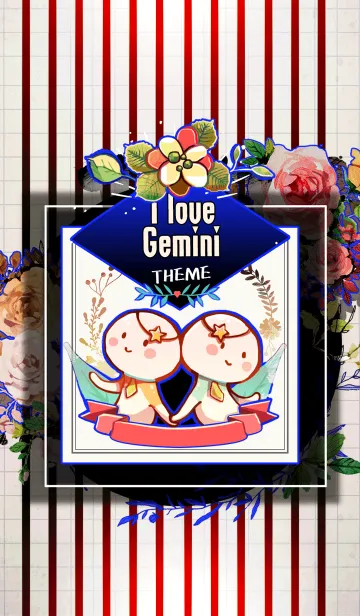 [LINE着せ替え] I love Gemini.の画像1