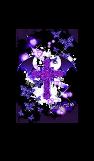 [LINE着せ替え] Jewel cross -Devil's purple-の画像1
