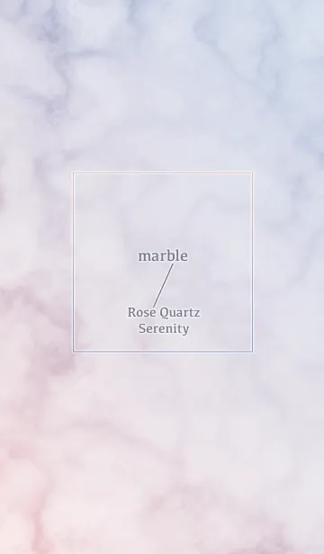 [LINE着せ替え] Rose Quartz ＆ Serenity Marble 大理石の画像1