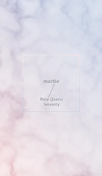 Rose Quartz ＆ Serenity Marble 大理石のLINE着せ替え