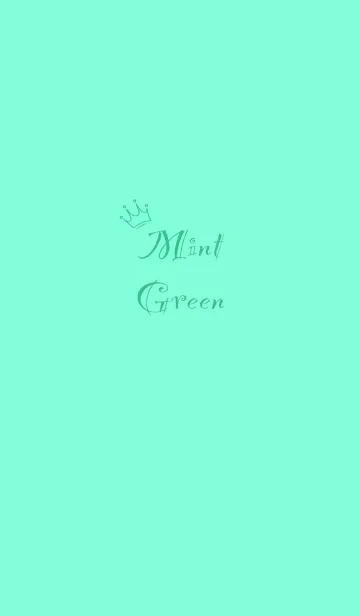 [LINE着せ替え] Mint Green Themeの画像1