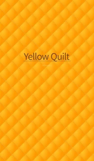 [LINE着せ替え] Yellow Quiltの画像1
