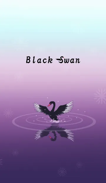 [LINE着せ替え] 黒の白鳥の画像1