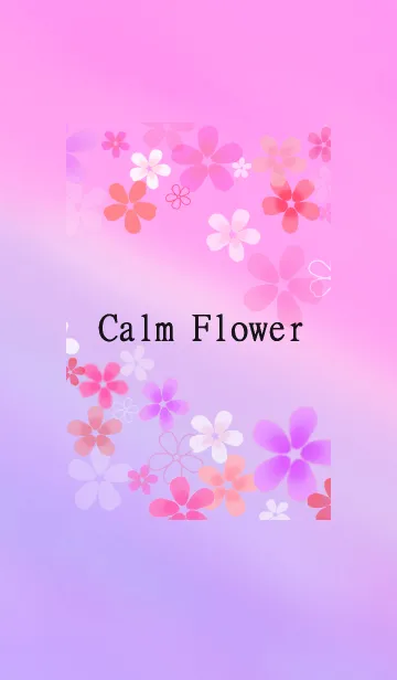 [LINE着せ替え] Calm Flowerの画像1