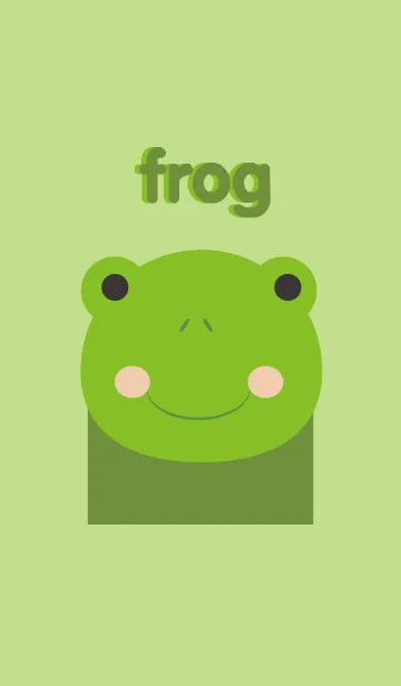 [LINE着せ替え] Cute frog themeの画像1