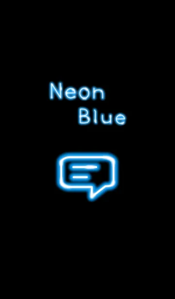 [LINE着せ替え] Blue Neonの画像1