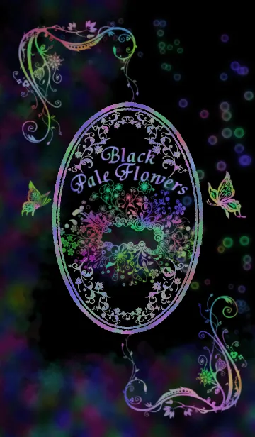Black pale flowersの着せ替えメイン画像