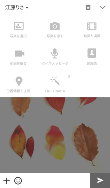 [LINE着せ替え] ロマンティック・フォールの画像4