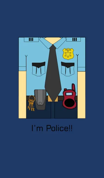 [LINE着せ替え] 警察制服の画像1