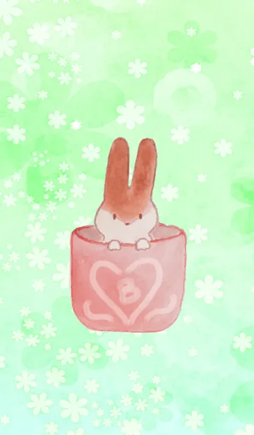 [LINE着せ替え] Pastel Bunnyの画像1