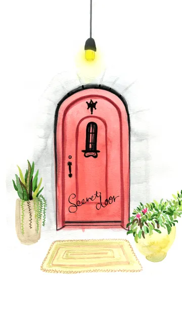 [LINE着せ替え] secret door_04の画像1