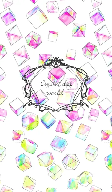 [LINE着せ替え] Crystal dice worldの画像1