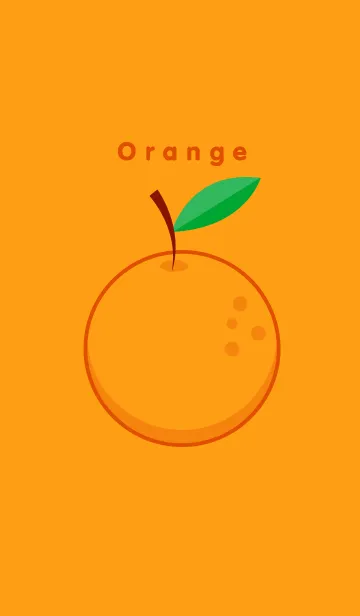 [LINE着せ替え] Orange fruit theme v.2の画像1