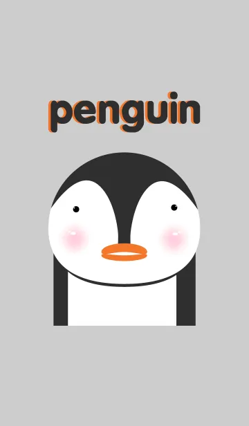 [LINE着せ替え] Simple penguin themeの画像1