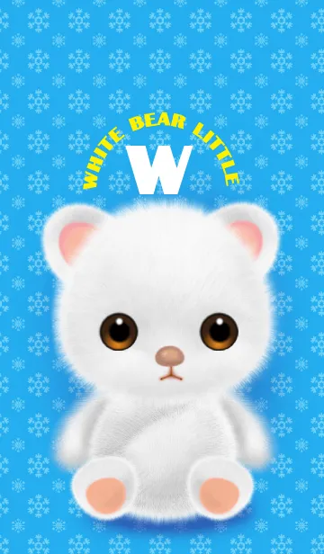 [LINE着せ替え] White Bear Littleの画像1