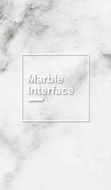 [LINE着せ替え] Marble Interfaceの画像1