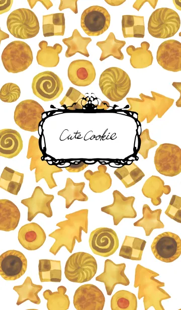 [LINE着せ替え] Cute cookieの画像1