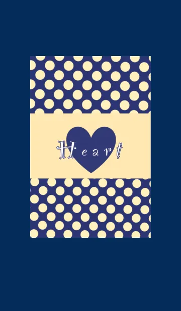 navy-colored heartの着せ替えメイン画像