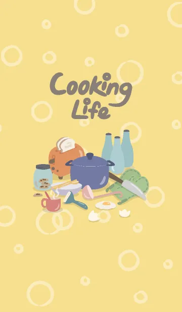 [LINE着せ替え] クッキングライフの画像1