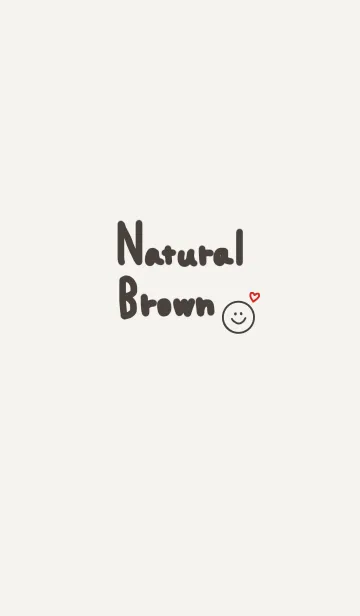 [LINE着せ替え] natural brownの画像1
