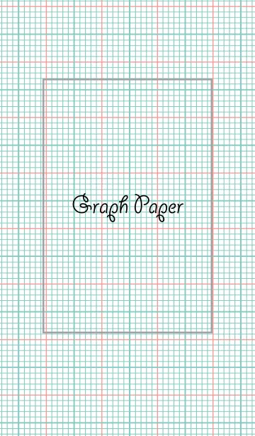 [LINE着せ替え] 方眼紙-Graph paper/cute-の画像1