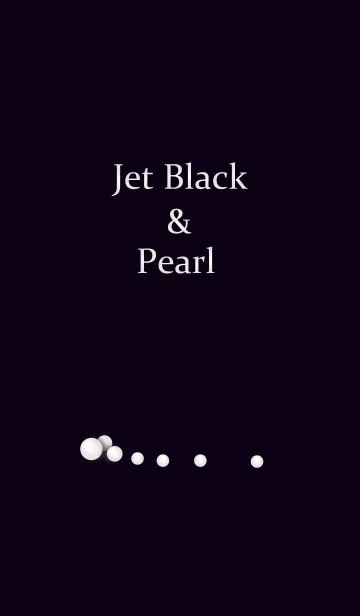 [LINE着せ替え] Jet Black ＆ Pearlの画像1