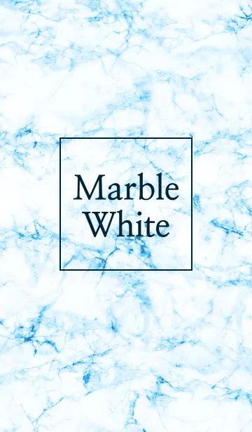 Marble Blue Simple (winter.ver)の着せ替えメイン画像