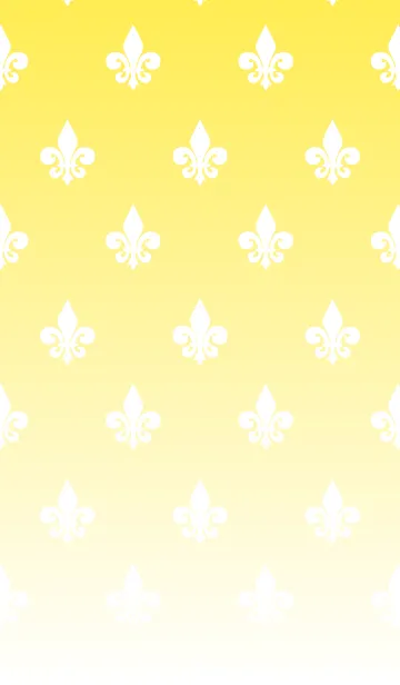 [LINE着せ替え] 百合の紋章-黄色-の画像1
