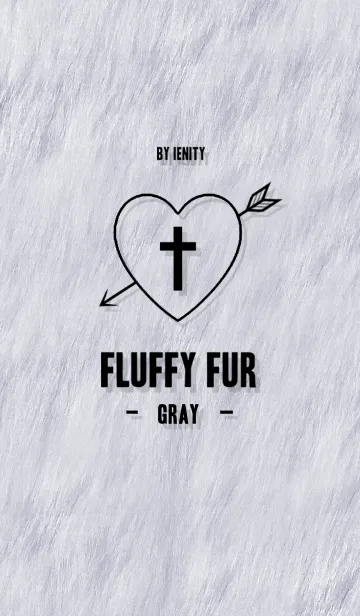 [LINE着せ替え] fluffy fur theme - Gray -の画像1
