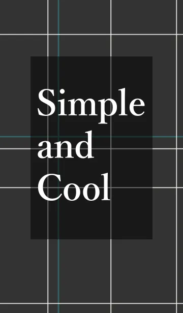 [LINE着せ替え] Simple and Coolの画像1