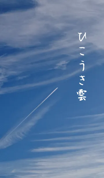[LINE着せ替え] ひこうき雲 2の画像1