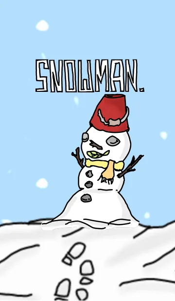 [LINE着せ替え] snowman.の画像1