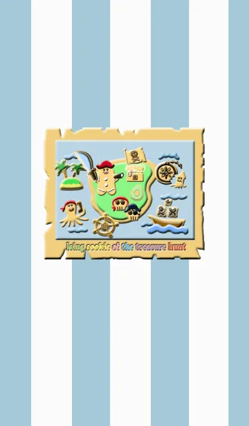 [LINE着せ替え] ＊*アイシングクッキー*＊宝の地図編＊*の画像1